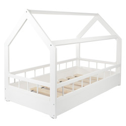 Kinderbett Hausbett Spielbett Abenteuerbett Einzelbett + Absturzsicherung 160x80